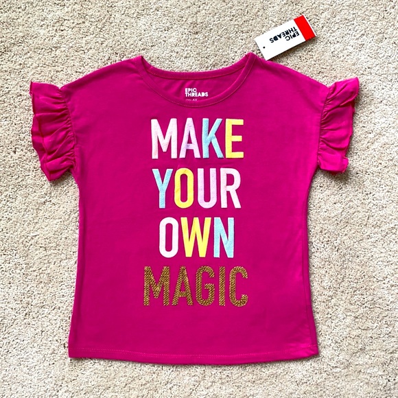 Epic Threads Other - Epic Threads | Bright Pink Girl Top | 6X